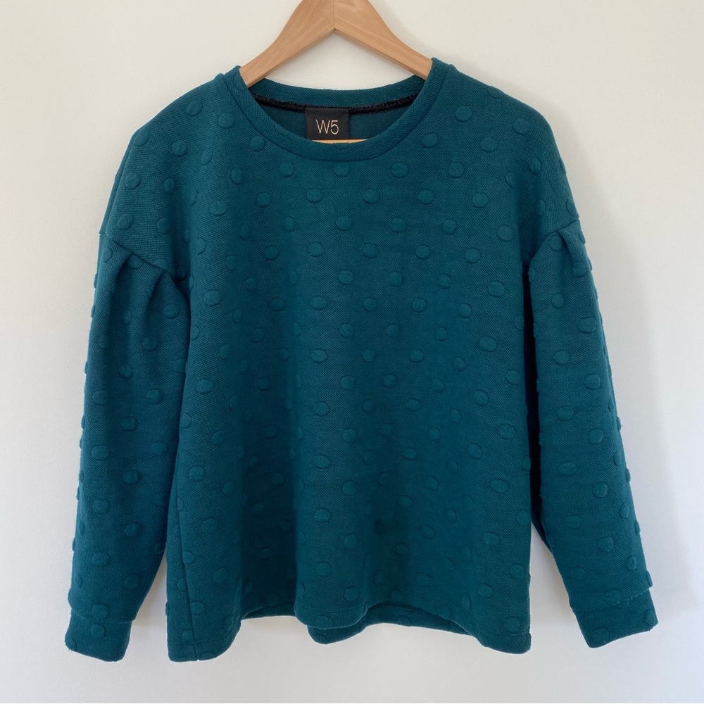 {Anthropologie} W5 Dot Jacquard Sweater - Picture 3 of 7